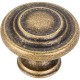  107AEM Knob in Distressed Antique Brass 