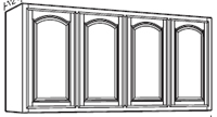 30'' High Four Doors