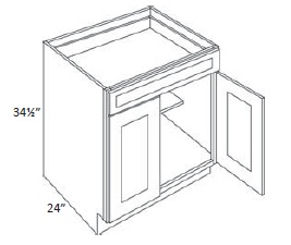 Double Door with Drawer(s) Base