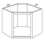 Diagonal Top of Counter Cabinet