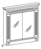 Double Door Medicine cabinet