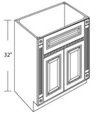 Double Door Sink Base Vanity