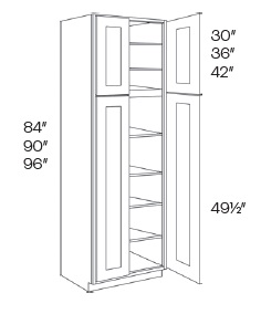 Pantry Cabinet Double Door