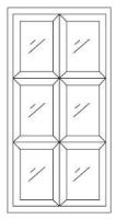 Mullion Glass Door