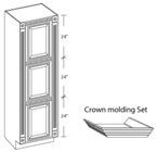 Single Door Linen Cabinet