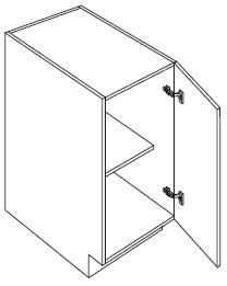 Full Height Single Door Base Cabinet