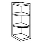 Wall End Shelf