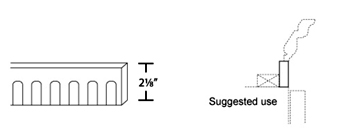 Wide Dental Molding