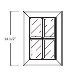 Mullion Door - 15''H