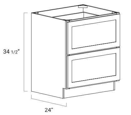 Two Drawer Pack Base