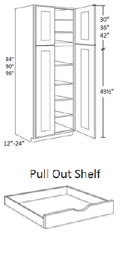 Pantry Cabinet Double Door