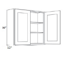 30'' High Double Door