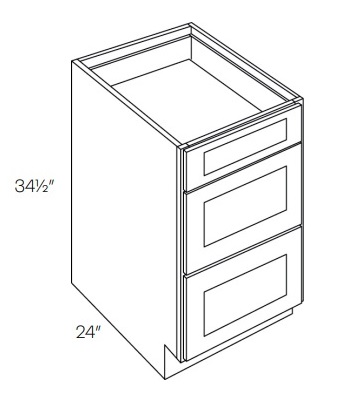 3 Drawer Pack Base