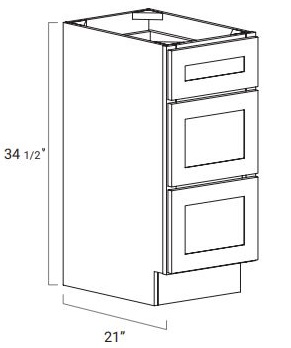 Vanity Drawer Base Cabinets