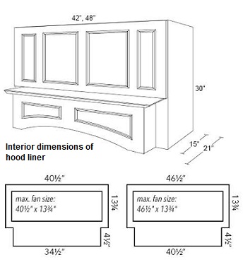 Wood Hood - 4 Panel Arched