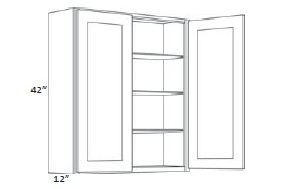 42'' High Double Door