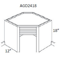 Diagonal Appliance Garage