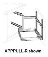 Above-Appliance Pull-Out Unit