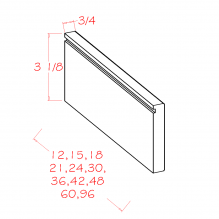 Toe Kick Apron Molding (TAM) 