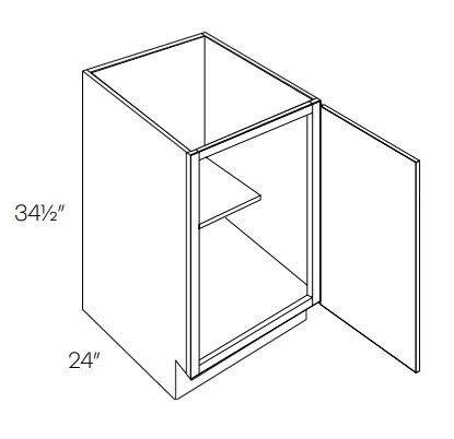 Single Full Height Door Base