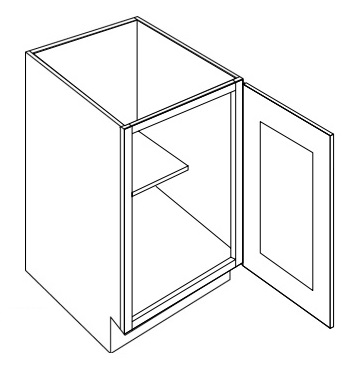 Single Full Height Door Base