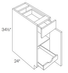 Single Door with Drawer Base with 1 POS