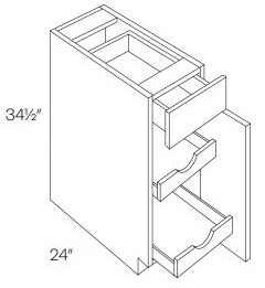 Single Door with Drawer Base with 2 POS