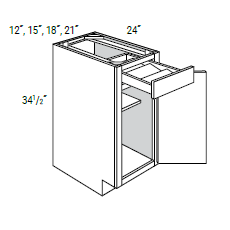 Single Door Base w/ Spice Tray