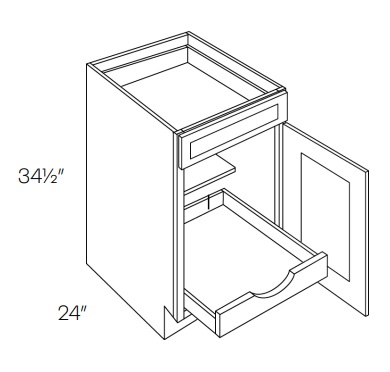 Single Door Base with 1 POS