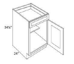 Single Door Vanity Base