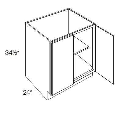 Double Full Height Door Base