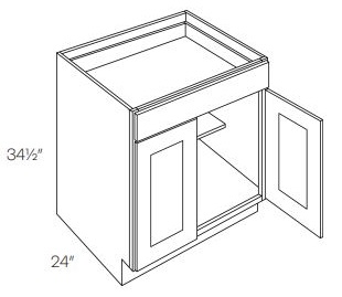 Double Door with Drawer(s) Base