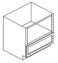 Microwave Base Cabinet