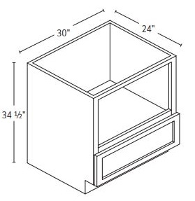 Base Microwave Cabinet