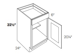 ADA Single Door Base