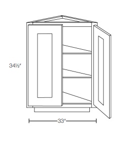 Base End Straight Cabinet