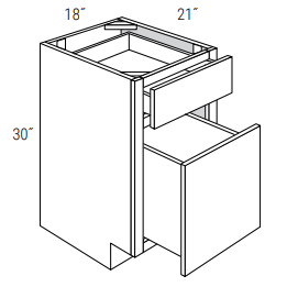 Two Drawer Pack Base File Cabinet