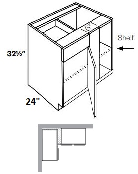 ADA Blind Base Cabinet