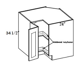 Easy Reach (with Lazy Susan) Corner Base Cabinet