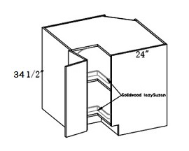 Easy Reach (with Lazy Susan) Corner Base Cabinet