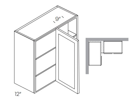 Single Door Wall Blind Corner
