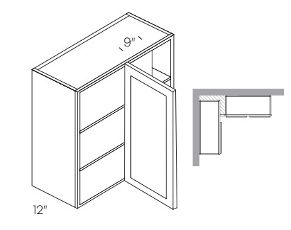 Single Door Wall Blind Corner