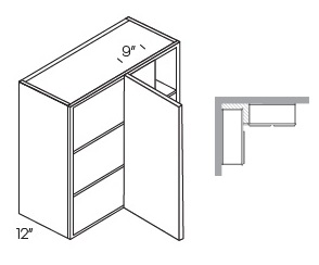 Single Door Wall Blind Corner