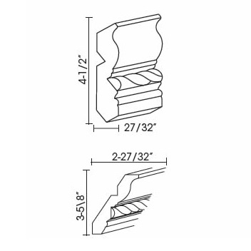 Crown Molding 4-1/2''