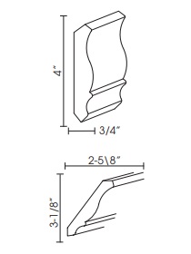 Crown Molding 4''