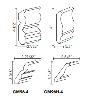 Crown Molding 4''