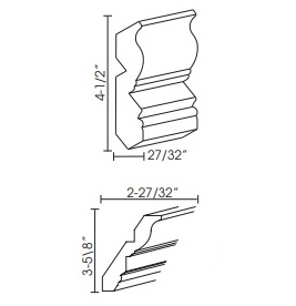 Crown Molding 4-1/2''