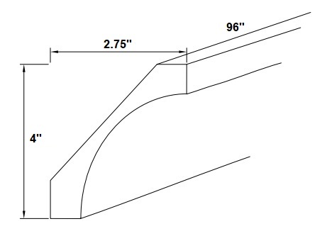 Concave Crown Molding