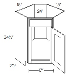 Corner Sink Base Cabinet