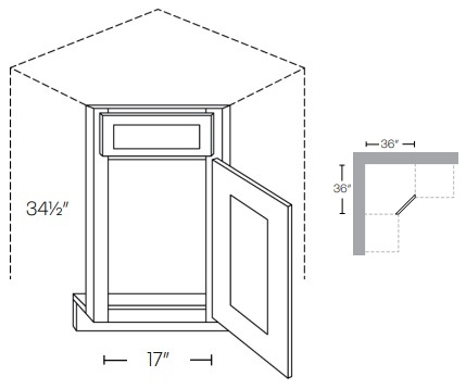 Corner Sink Front